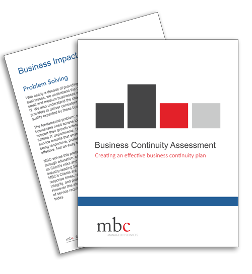 MBC Business Continuity Planning Guide and Assessment